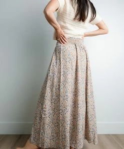 TeaNRose Helene Floral Skirt