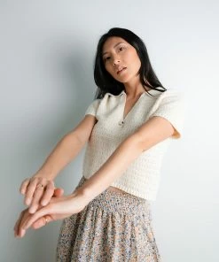 SKIES ARE BLUE Rostom Knit Top