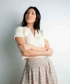 SKIES ARE BLUE Rostom Knit Top