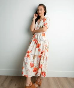 PINCH Matisse Watercolor Dress FINAL SALE Apparel