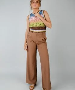 &merci Apparel Can't Buy Me Love Mocha Pants