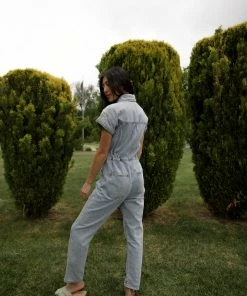 Polagram Sunday Brunch Denim Jumpsuit