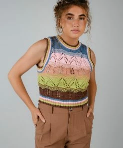 Calista Degrassi Crochet Vest Apparel