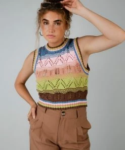 Calista Degrassi Crochet Vest Apparel