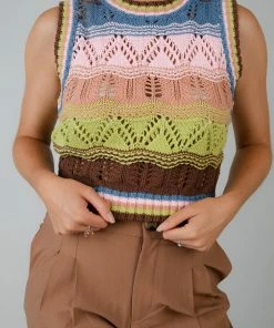 Calista Degrassi Crochet Vest Apparel