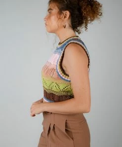 Calista Degrassi Crochet Vest Apparel