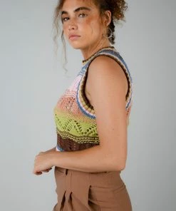 Calista Degrassi Crochet Vest Apparel