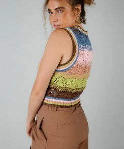 Calista Degrassi Crochet Vest Apparel