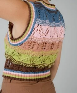 Calista Degrassi Crochet Vest Apparel