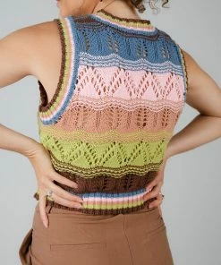 Calista Degrassi Crochet Vest Apparel