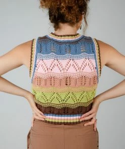 Calista Degrassi Crochet Vest Apparel
