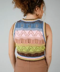 Calista Degrassi Crochet Vest Apparel