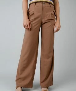 &merci Apparel Can't Buy Me Love Mocha Pants