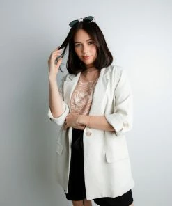 Allie Rose Rooney Linen Blazer Apparel