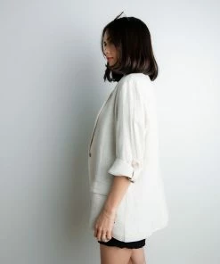 Allie Rose Rooney Linen Blazer Apparel
