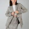 TeaNRose Julia Plaid Blazer Apparel