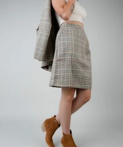 TeaNRose Julia Plaid Skirt