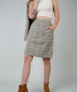 TeaNRose Julia Plaid Skirt