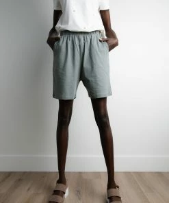 Tres Bien Weekend Biker Shorts In Olive-FINAL SALE Apparel