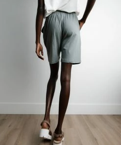 Tres Bien Weekend Biker Shorts In Olive-FINAL SALE Apparel