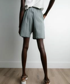 Tres Bien Weekend Biker Shorts In Olive-FINAL SALE Apparel