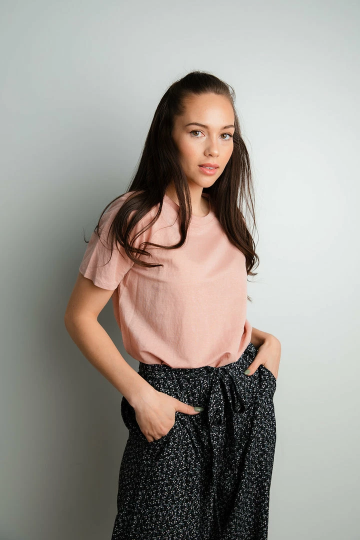 Tres Bien Apparel Simons Top In Peach