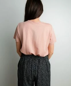 Tres Bien Apparel Simons Top In Peach