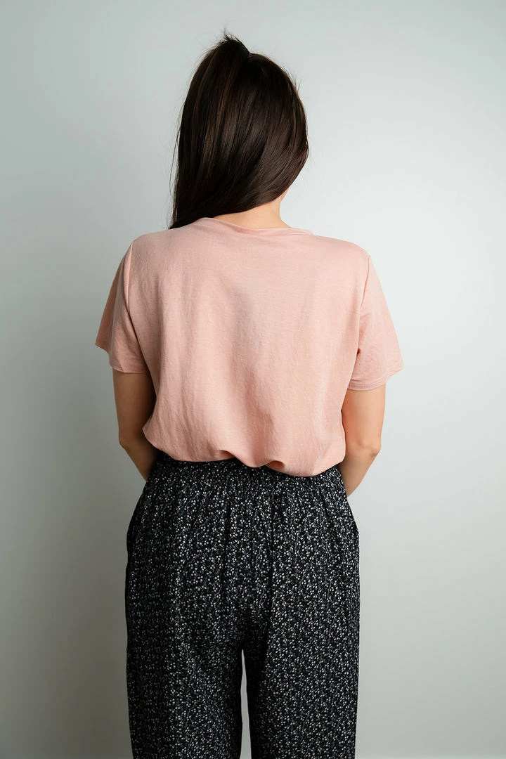 Tres Bien Apparel Simons Top In Peach