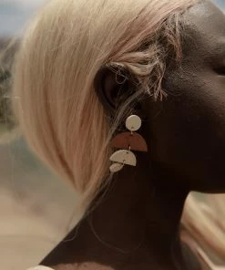 Mia Accessories Cairns Wood Earrings