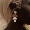Mia Accessories Cairns Wood Earrings