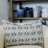 Indaba Home Decor Embroidered Lumbar Pillow