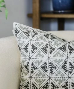 Indaba Home Decor Embroidered Lumbar Pillow