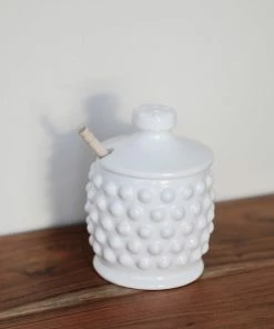 Creative Co-op Hobnail Honey Jar Kitchen