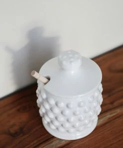 Creative Co-op Hobnail Honey Jar Kitchen