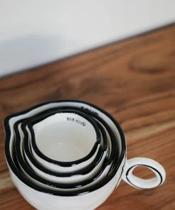 Creative Co-op Stoneware Measuring Cups