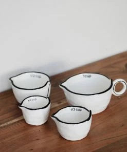 Creative Co-op Stoneware Measuring Cups