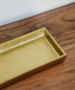 BIDK Home Warren Antique Brass Plate Home Decor