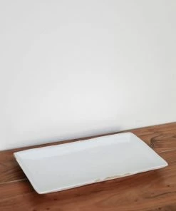 Creative Co-op White Rectangle Serving Platter Kitchen