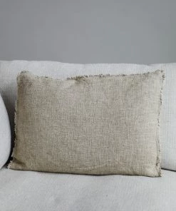Creative Co-op Natural Linen Oblong Pillow Home Decor