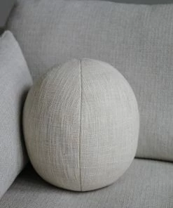 Creative Co-op Cotton Slub Orb Pillow Home Decor