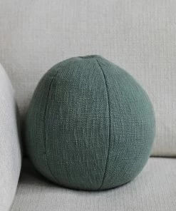 Creative Co-op Cotton Slub Orb Pillow Home Decor