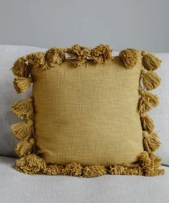 Creative Co-op Chateau Pillow With Tassels Home Decor