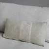 Creative Co-op Natural Woven Pleated Lumbar Pillow Home Decor