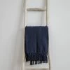 Creative Co-op Home Decor William Cotton Blend Throw With Fringe