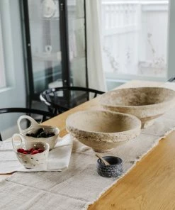 Creative Co-op Stoneware Colander Kitchen