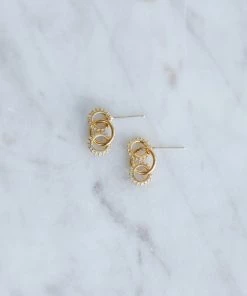 Avenue Zoe Artemis Link Earrings Accessories