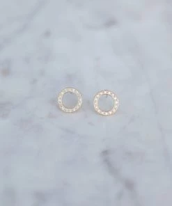 Avenue Zoe Calico Gold Earrings Accessories