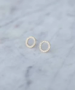 Avenue Zoe Calico Gold Earrings Accessories