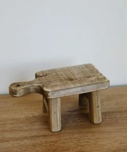 Creative Co-op Wood Pedestal