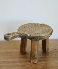 Creative Co-op Wood Pedestal